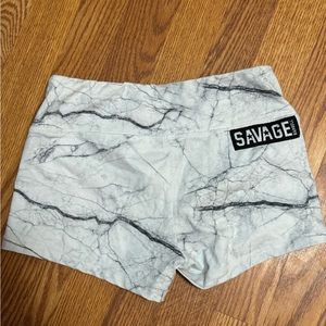 Savage Barbell Shorts Marble